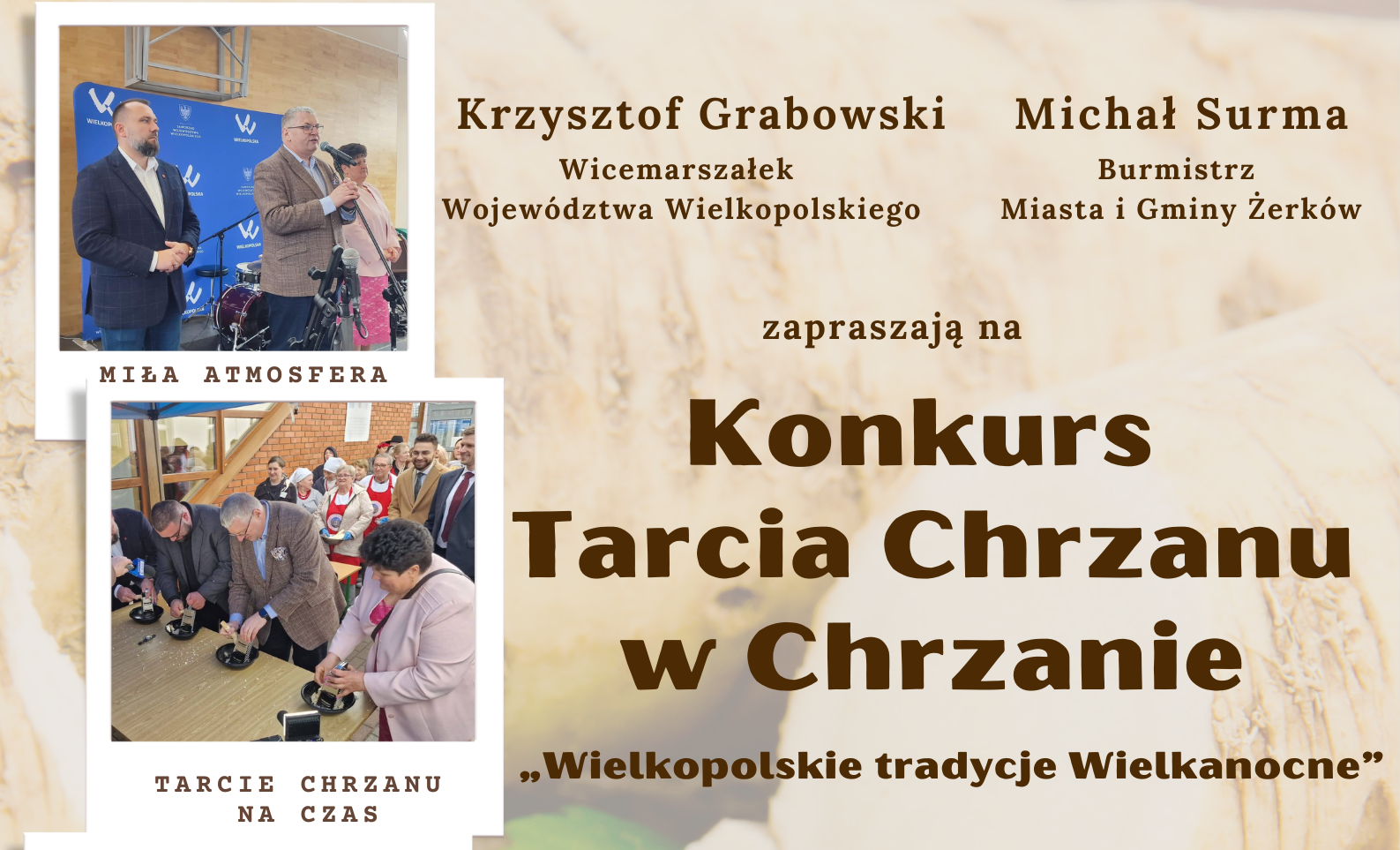 Plakat na Chrzan 2026 — mały
